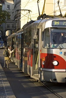 Prague Tram Drucke: Tram in Prague
