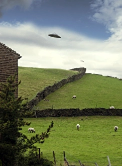Unidentified Flying Object Drucke: UFO sighting