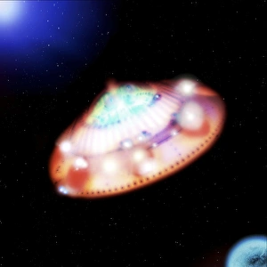 Unidentified Flying Objects Drucke: UFO spacecraft