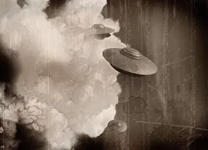 UFOs Drucke: UFOs Kunstwerke