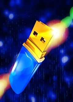 Abstract Background Images Drucke: USB memory stick
