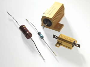 Electronic Components Drucke: Various resistors