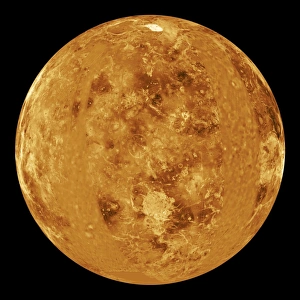 Space Science Images Drucke: Venus, radar map