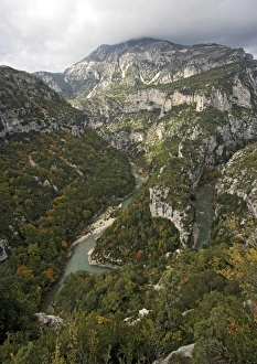 Autumn Scenery Drucke: Verdon Gorge