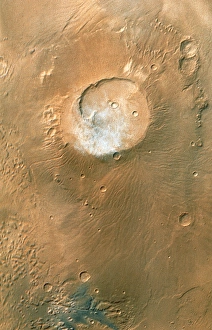 Vulkan auf dem Mars.