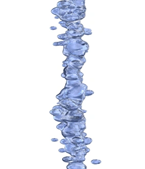 Abstract Water Design Drucke: Water stream
