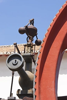 James Watt Inventions Drucke: Watts governor on a steam engine