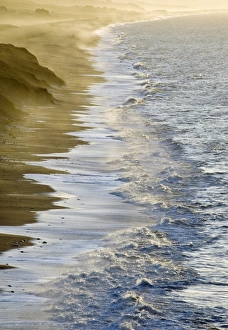 Dorset Coastline UK Drucke: Wave breaking