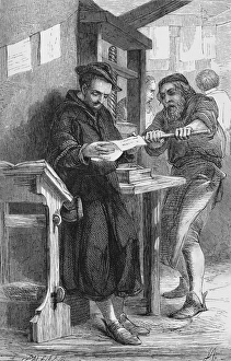 Drucke von William Caxton (Mittelalter c1422-1491), erster englischer Drucker William Caxton Drucke: Willelm Kaxton, englischer Drucker