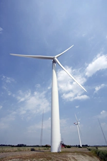 Wind Turbines Denmark Drucke: Wind turbines, Denmark