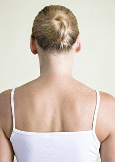 Back View Woman Drucke: Womans back