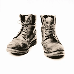 Construction Worker Shoes Drucke: Workers boots