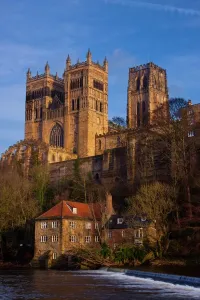 England, Grafschaft Durham, DURHAM Stadt (Fulldamm), am Ufer des Flusses WEAR