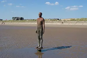 Bildhauerei Drucke: Einer der 100 Männer von Another Place