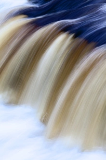 UK Waterfall Photography Drucke: Abstract impression of Upper Aysgarth Falls