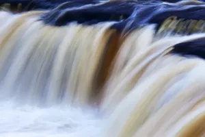 North Yorkshire Landscapes Drucke: Abstract impression of Upper Aysgarth Falls