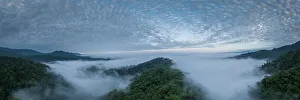South America Nature Escapes Drucke: Aerial view of The Cloudforest