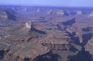 Drucke von Luftaufnahme des Südrims von Grand Canyon im Grand Canyon National Park ein UNESCO-Welterbe in Arizona/USA Nordamerika USA Kulturerbestätten Drucke: Luftaufnahme des Südrims