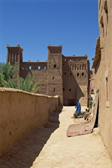 Morocco Travel Destination Drucke: Ait Benhaddou