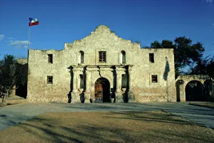 Drucke von Der Alamo in San Antonio, Texas (USA) Texas Drucke: Der Alamo, San Antonio