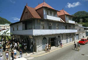 Seychelles Travel Destination Drucke: Albert Street