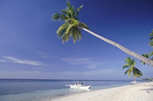 Blue Ocean Horizon View Drucke: Alona Beach