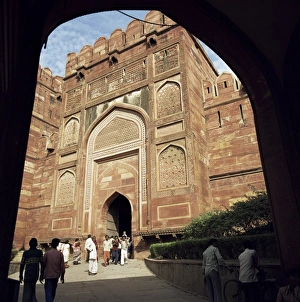 Indian Architecture Landmarks Drucke: Amar Singh Gate