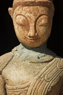 Drucke von Alter Bildnis des alten Buddhas, buddhistische Ruinen von Kakku im Shan-Staat in Burma/Myanmar Asien Myanmar Drucke: Alt buddhistisches Bildwerk aus der Antike