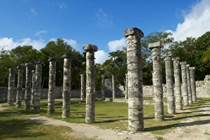Mayan Ruins Chichen Itza Drucke: Ancient Mayan ruins, Chichen Itza, UNESCO World Heritage Site, Yucatan