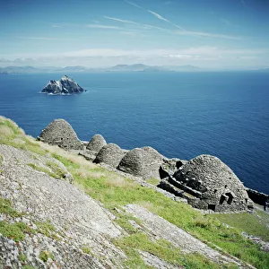 Munster Travel Destinations Drucke: Ancient monastic settlement in Skellig Michael