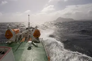 Verwandte Bilder Drucke: Die Antarctic-Dream-Navigation auf roher See nahe dem Kap-Horn, Draught-Passage