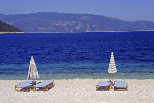 Greece Island Hopping Tours Drucke: Antisamos Beach