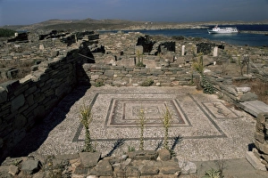 Delos Drucke: Archäologisches Stättenfeld