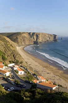Portugal Coastal Scenery Drucke: Arrifana beach
