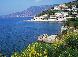 Drucke von Assos ist eine Gemeinde auf der Insel Kefalonia in den Ägäischen Inseln. Griechenland gehört zu Europa und hat viele griechische Inseln wie die Ionischen Inseln sowie Assos Griechenland Drucke: Assos, Kefalonia
