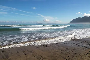 Atlantic Coast Of Europe Drucke: Atlantic Ocean coast beach and waves