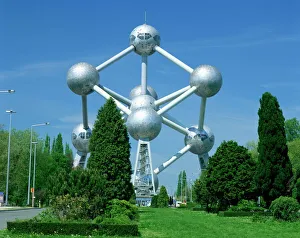 Das Atomium, Brüssel (Bruxelles), Belgien, Europa