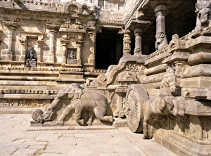 Airavatesvara Temple Drucke: Balustrade