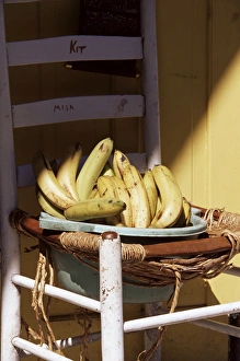 Windward Islands Travel Destination Drucke: Bananas, St