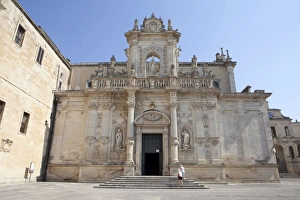 Basilika von San Oronzio in Lecce (Pulien), Italien und Europa