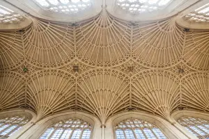 Dach des Bades von Bath - Eintrag im Weltkulturerbe der UNESCO in Bath bei Bristol