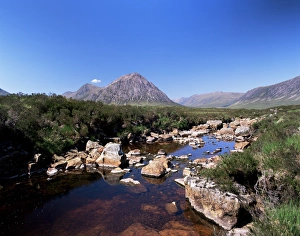 Highland Region UK Drucke: Bauchaille Etive
