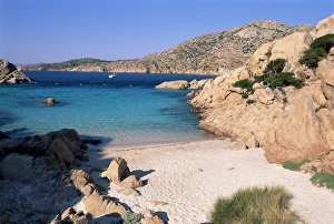 Italian Mediterranean Islands Drucke: Bay and beach