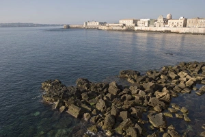 Mediterranean Beaches Drucke: Bay, Ortygia