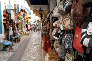Drucke von Markt im Houmt-Souk auf der Insel Jerba, Tunesien Nordafrika Afrika Tunesien Drucke: Markt im Houmt-Suk, Insel der Jerba, Tunesien Nordafrika Afrika