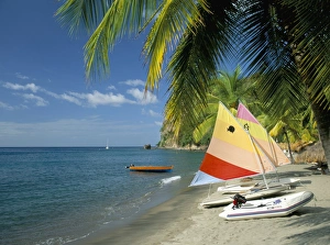 Drucke von Strand von Anse Chastenet auf der Insel St. Lucia im Karibischen Meer und in Zentralamerika St. Lucia Drucke: Strand an der Anse Chastenet in Saint Lucia
