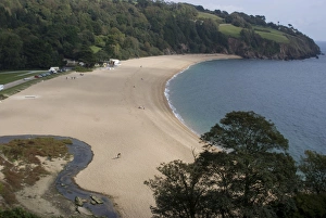 England Landscapes Drucke: The beach at Blackpool Sands, Devon, England, United Kingdom, Europe