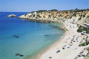 Ibiza Beaches Drucke: Beach, Cala d Hort