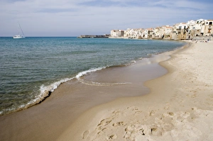 Mediterranean Sea Resorts Drucke: Beach, Cefalu