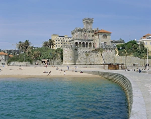 Portugal Coastline Drucke: The beach, Estoril